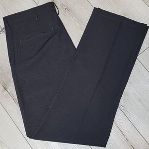 ◾️Haggar Black Plaid Dress Pants